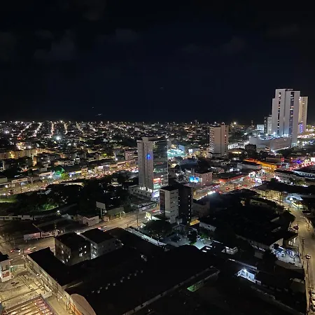 Apartamento Com Vista Maravilhosa No Bairro Do Pina! Cozinha Completa, Wi-Fi, Ar Condicionado E Maquina De Lavar - Condominio Com Estacionamento, Recepcao 24H, Piscina E Academia Recife Exterior foto