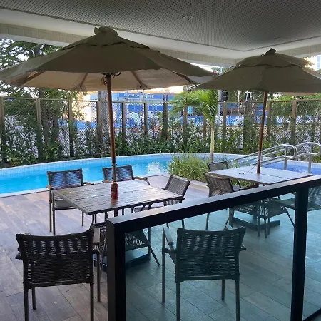Apartamento Com Vista Maravilhosa No Bairro Do Pina! Cozinha Completa, Wi-Fi, Ar Condicionado E Maquina De Lavar - Condominio Com Estacionamento, Recepcao 24H, Piscina E Academia Recife Exterior foto